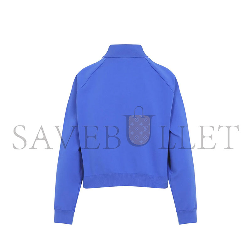 MIU MIU TECHNICAL YARN ZIPPER SWEATSHIRT MMF00V